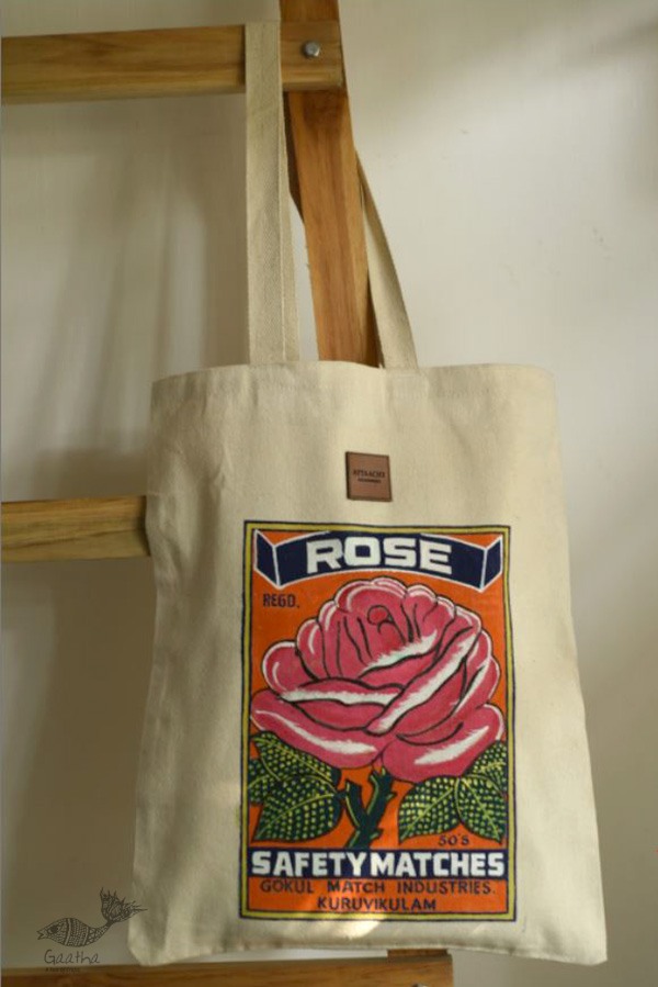 Hand Painted Canvas Bag 